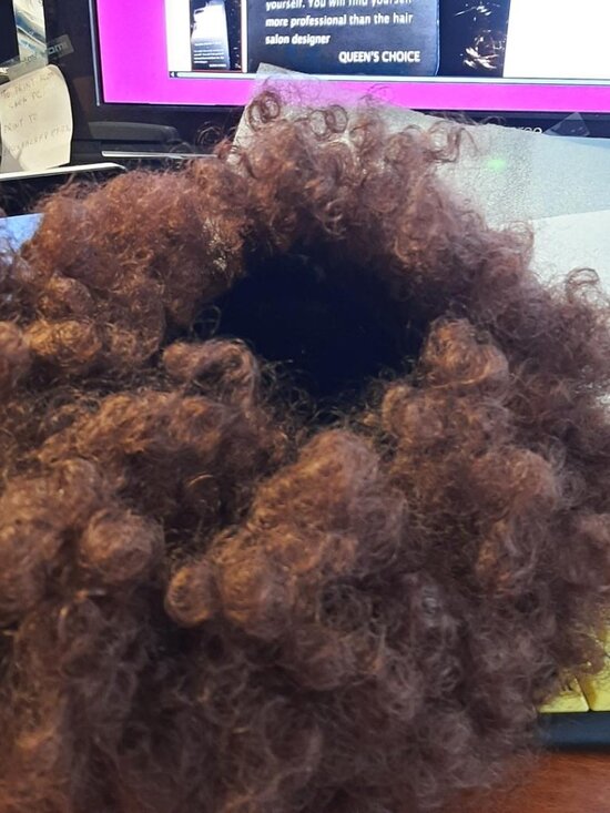 NEW ! Women Wig Short Curly Brown main image 2